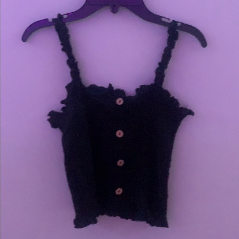 black tank top